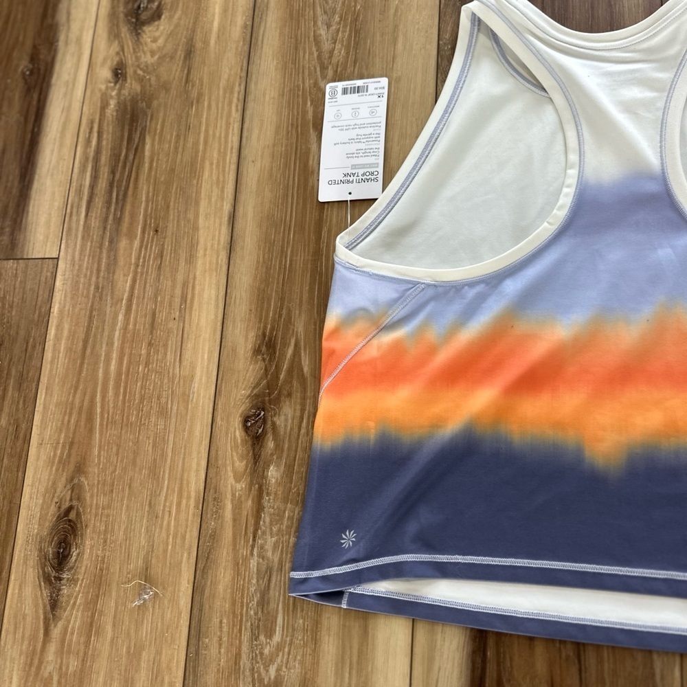 Athleta women’s shanti printed crop Tank Top size 1X NWT - Picture 6 of 6
